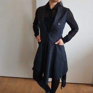 H&M Asymmetrical striped vest size 4